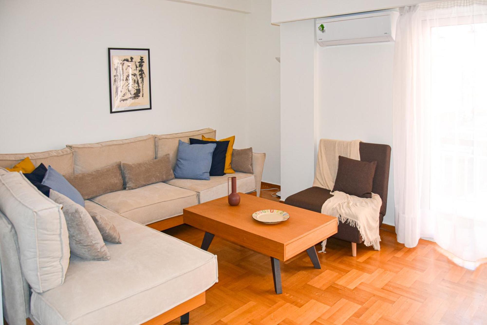 Spacious Modern Apartment In Pagkrati Афіни Екстер'єр фото