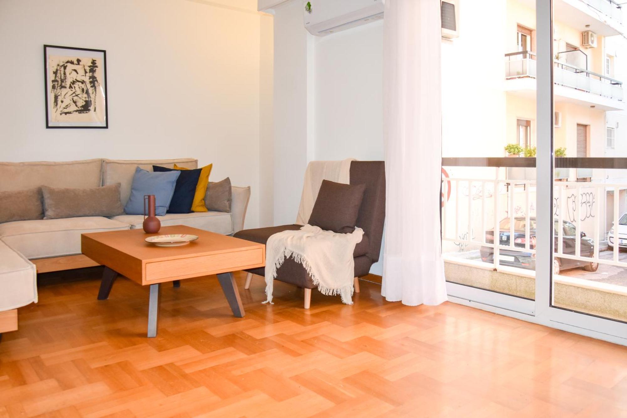 Spacious Modern Apartment In Pagkrati Афіни Екстер'єр фото